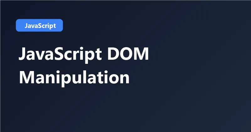 javascript-dom-manipulation